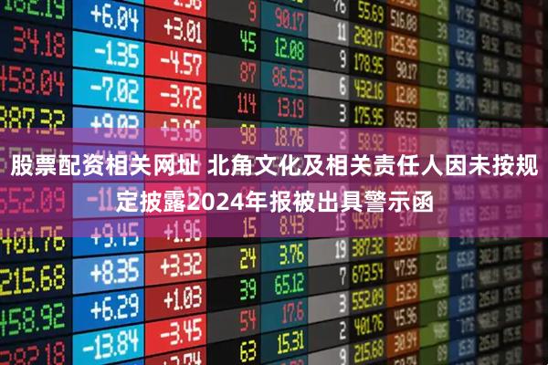 股票配资相关网址 北角文化及相关责任人因未按规定披露2024年报被出具警示函