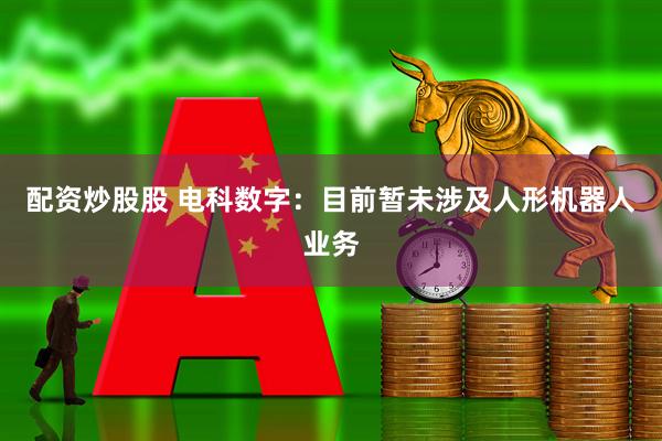 配资炒股股 电科数字：目前暂未涉及人形机器人业务